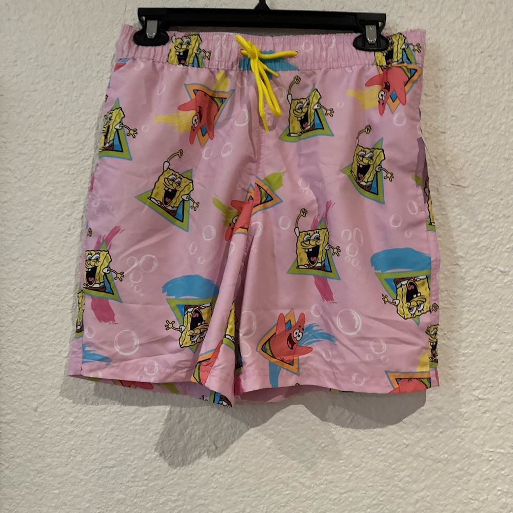 SpongeBob SquarePants Pink Swim Shorts